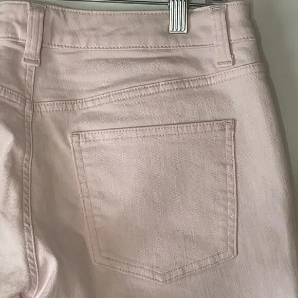 Talbots Factory Simply Flattering BOYFRIEND Jeans Size 6 Pink Denim Mid Rise - Picture 5 of 8
